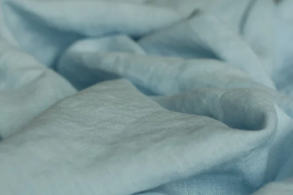 Linen Fabric - Sky Blue - Image 5