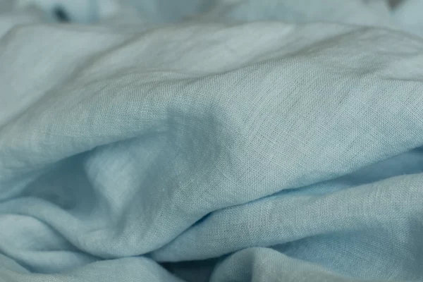 Linen Fabric - Sky Blue - Image 7