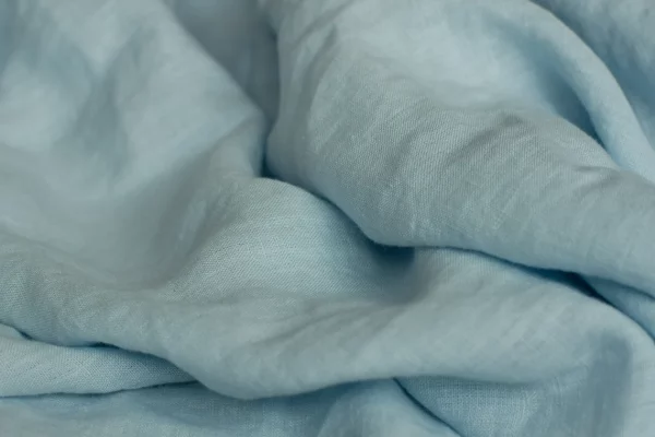 Linen Fabric - Sky Blue - Image 8