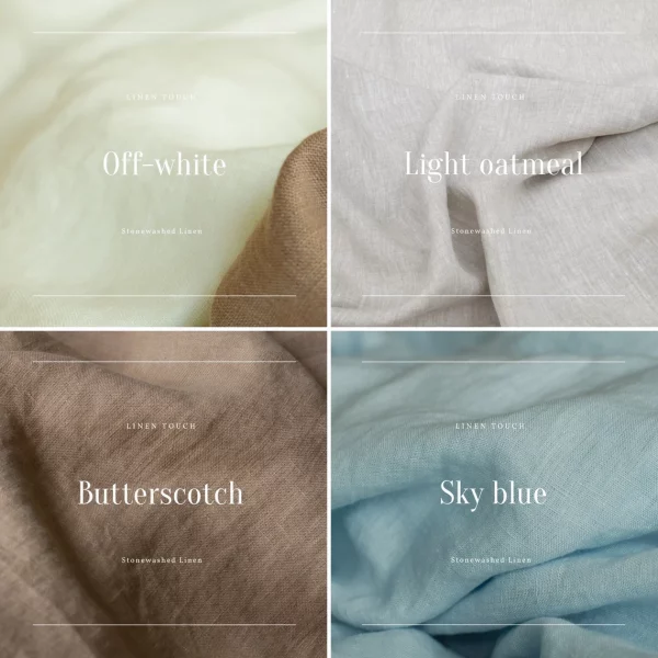 Big Square Linen Tablecloths - Image 2