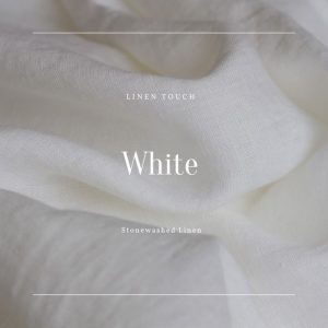 Linen Fabric - White
