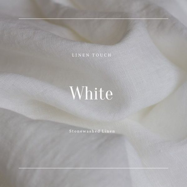 Linen Fabric - White
