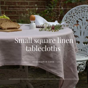 Small Square Linen Tablecloths
